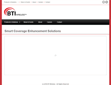 Tablet Screenshot of btiwireless.com